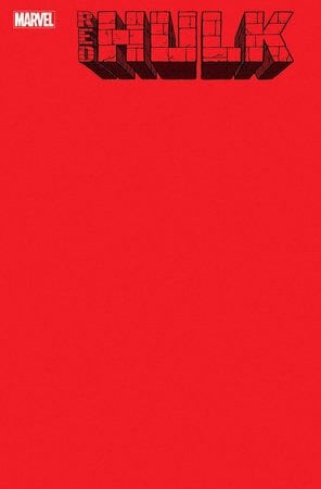 RED HULK #1 RED BLANK COVER VARIANT [DOOM]