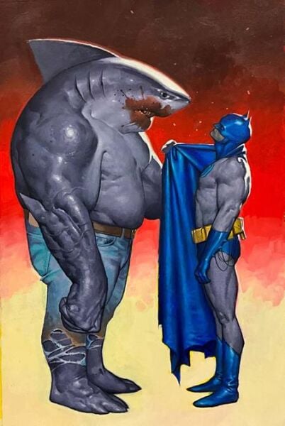 JUSTICE LEAGUE UNLIMITED #20 CVR D FABRIZIO DE TOMMASO CARD STOCK VAR - PRE-ORDER