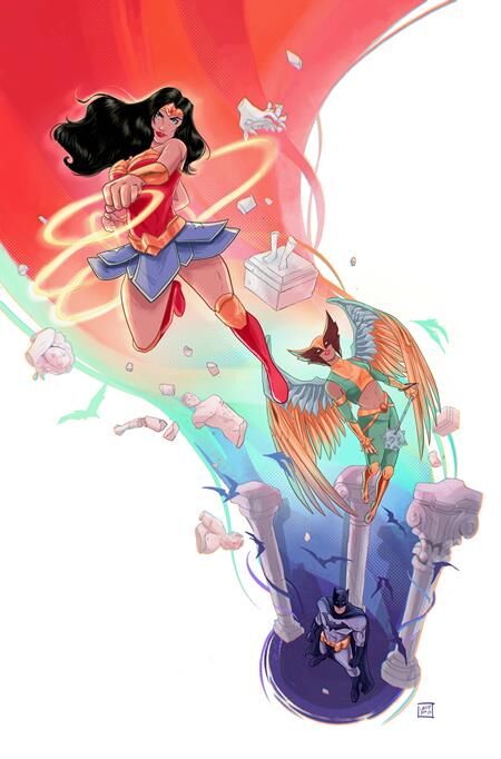 JUSTICE LEAGUE UNLIMITED #20 CVR E YASMIN FLORES MONTANEZ CARD STOCK VAR - PRE-ORDER