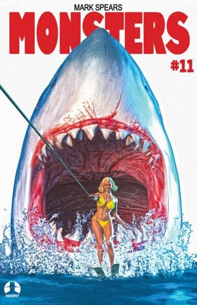 MARK SPEARS MONSTERS #11 CVR C MARK SPEARS SHARK WEEK JAWS 2 HOMAGE VAR