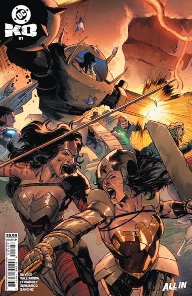 DC K.O. #1-#2-#3-#4-#5 (OF 5) Fourth Printing Cvr B Javi Fernandez Connecting Card SET