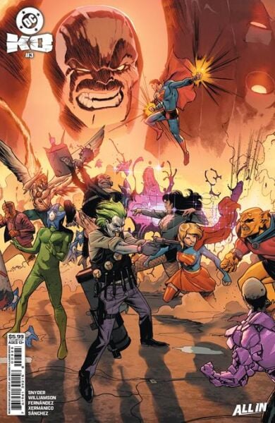 DC K.O. #1-#2-#3-#4-#5 (OF 5) Fourth Printing Cvr B Javi Fernandez Connecting Card SET