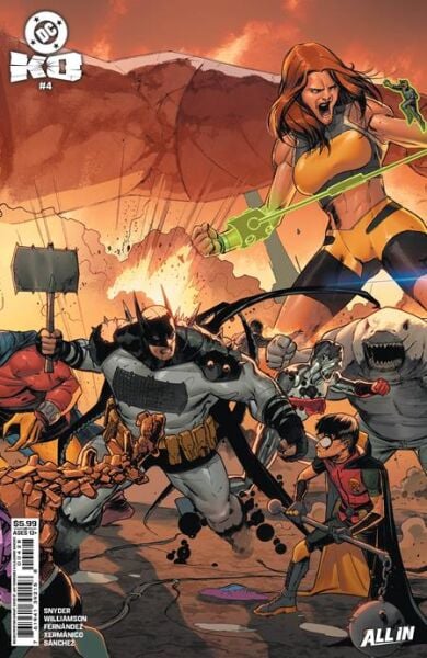 DC K.O. #1-#2-#3-#4-#5 (OF 5) Fourth Printing Cvr B Javi Fernandez Connecting Card SET