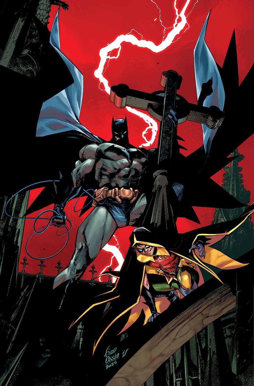 BATMAN AND ROBIN #25 CVR C FICO OSSIO CARD STOCK VAR