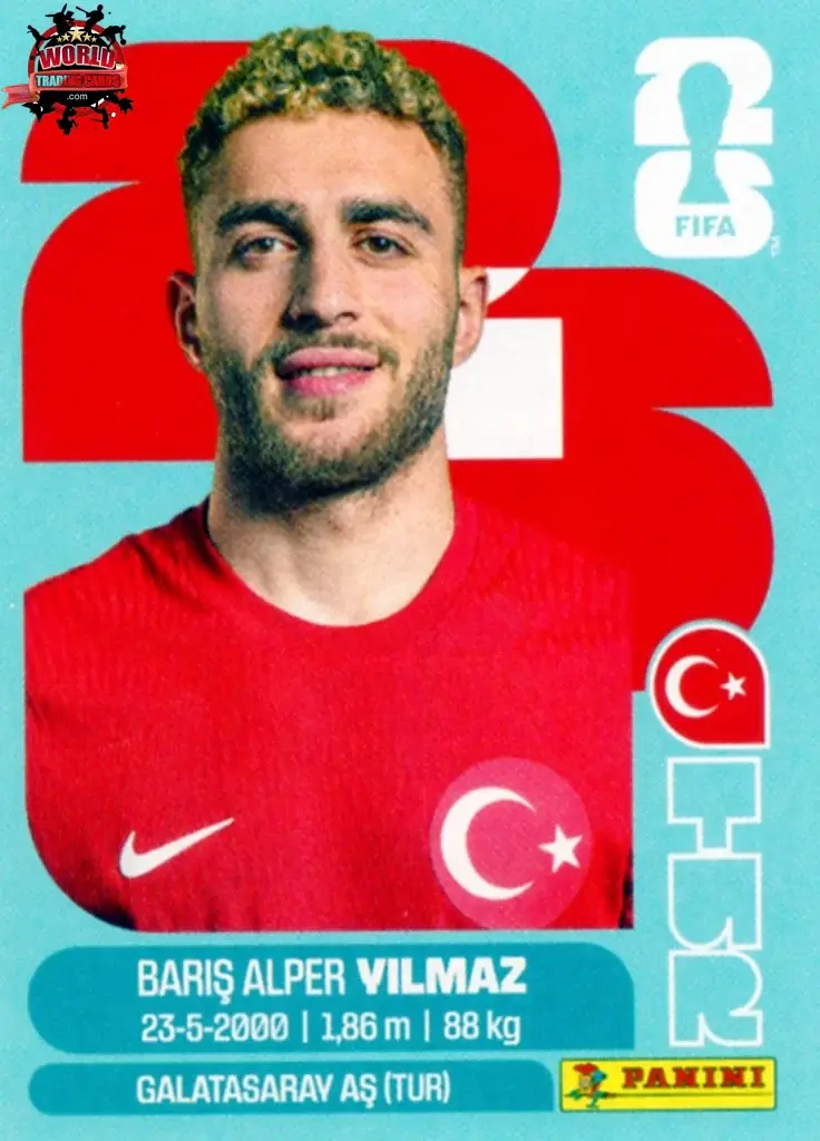 PANINI FIFA WORLD CUP 2026 TUR 18 BARIŞ ALPER YILMAZ STICKER