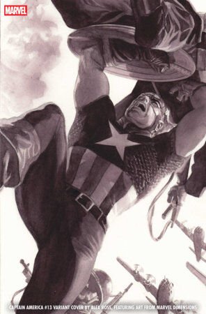 CAPTAIN AMERICA #13 ALEX ROSS MARVEL DIMENSIONS VARIANT [ARM] - PRE ORDER