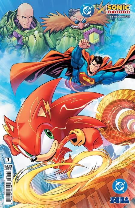 DC X SONIC THE HEDGEHOG THE METAL LEGION #1 (OF 5) CVR C SERG ACUNA CARD STOCK VAR