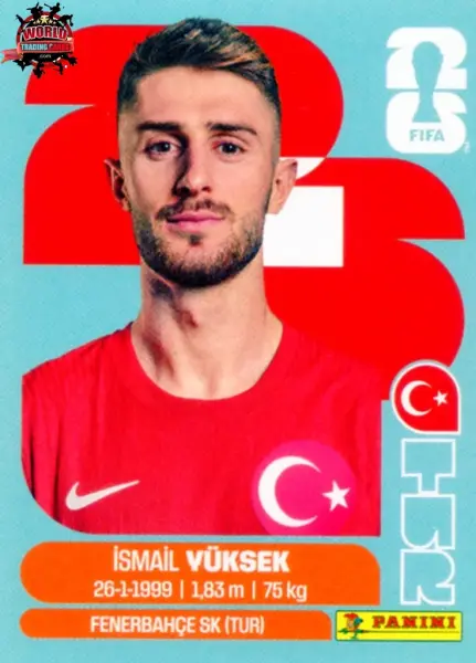 PANINI FIFA WORLD CUP 2026 TUR 10 İSMAİL YÜKSEK STICKER