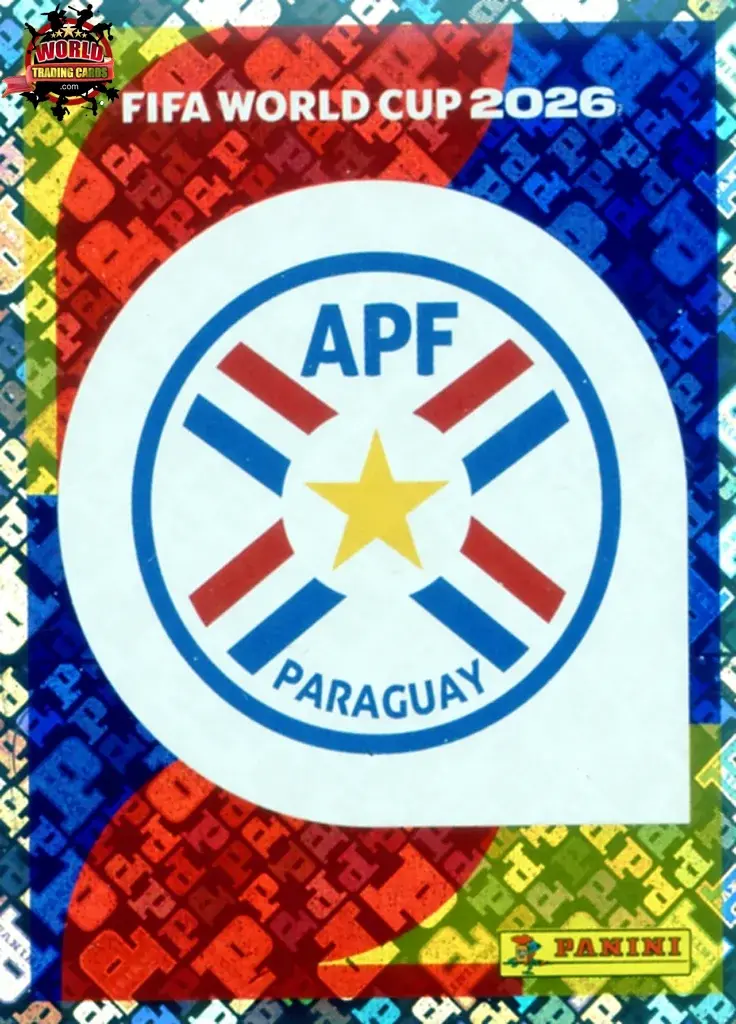 PANINI FIFA WORLD CUP 2026 PAR 1 PARAGUAY TEAM LOGO STICKER