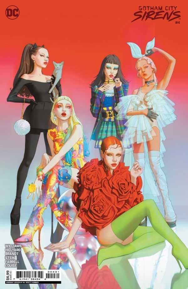Gotham City Sirens #4 Cover B W. Scott Forbes Card Stock Variant