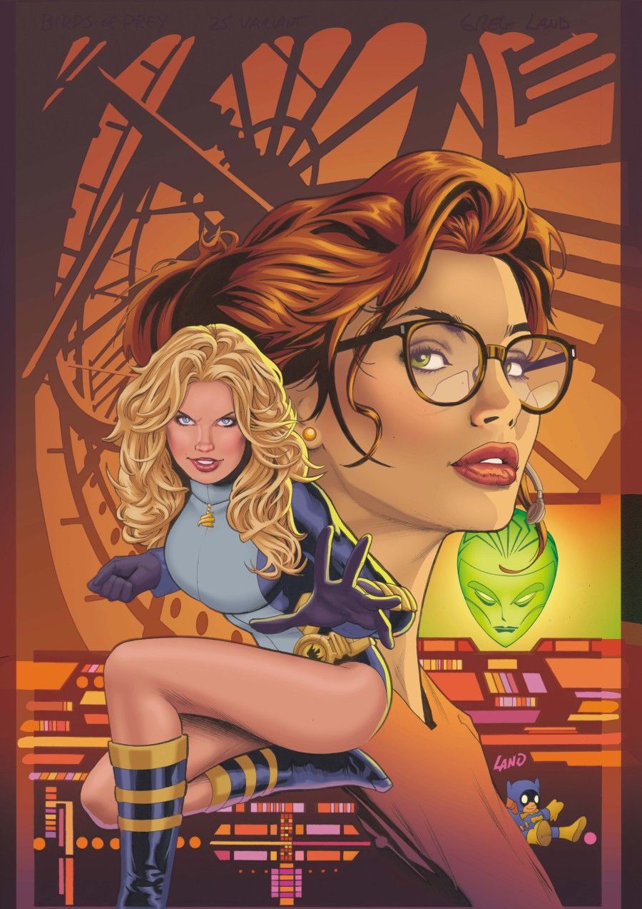 BIRDS OF PREY #25 CVR C GREG LAND CARD STOCK VAR