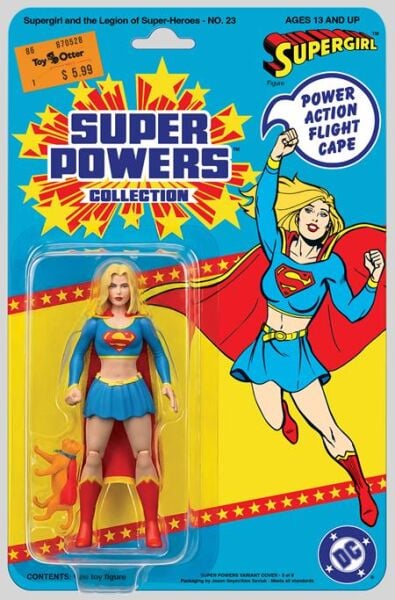 SUPERGIRL AND THE LEGION OF SUPER HEROES #23 FACSIMILE EDITION CVR B JASON GEYER & ALEX SAVIUK SUPERGIRL SUPER POWERS CARD STOCK VAR - PRE-ORDER / PHD PICKS NEW SERIES