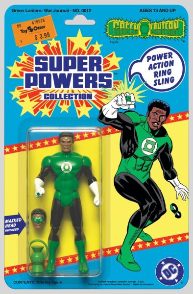 Green Lantern: War Journal #12 Cover C Jason Geyer & Alex Saviuk DC Super Powers Card Stock Variant