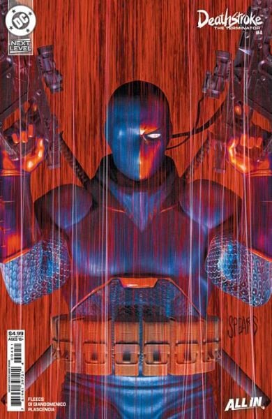 DEATHSTROKE THE TERMINATOR #4 CVR E MARK SPEARS CARD STOCK VAR