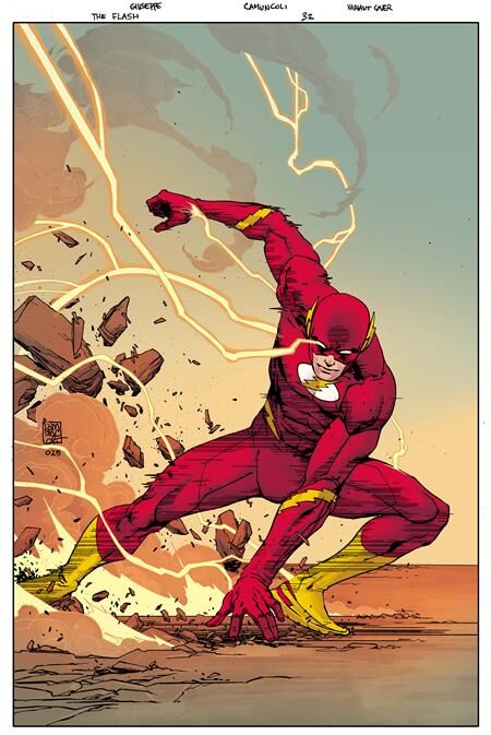 FLASH #32 CVR C GIUSEPPE CAMUNCOLI CARD STOCK VAR - PRE-ORDER
