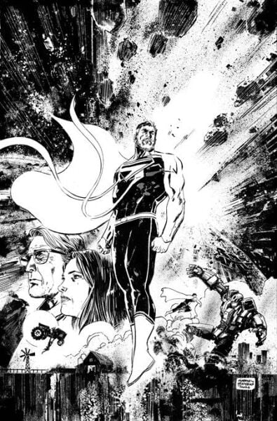 SUPERMAN FATHER OF TOMORROW #2 (OF 6) CVR B GABRIEL HARDMAN CARD STOCK VAR - PRE-ORDER