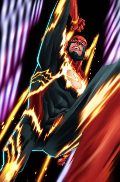 FLASH #28 CVR B ERIC CANETE CARD STOCK VAR (DC K.O.)