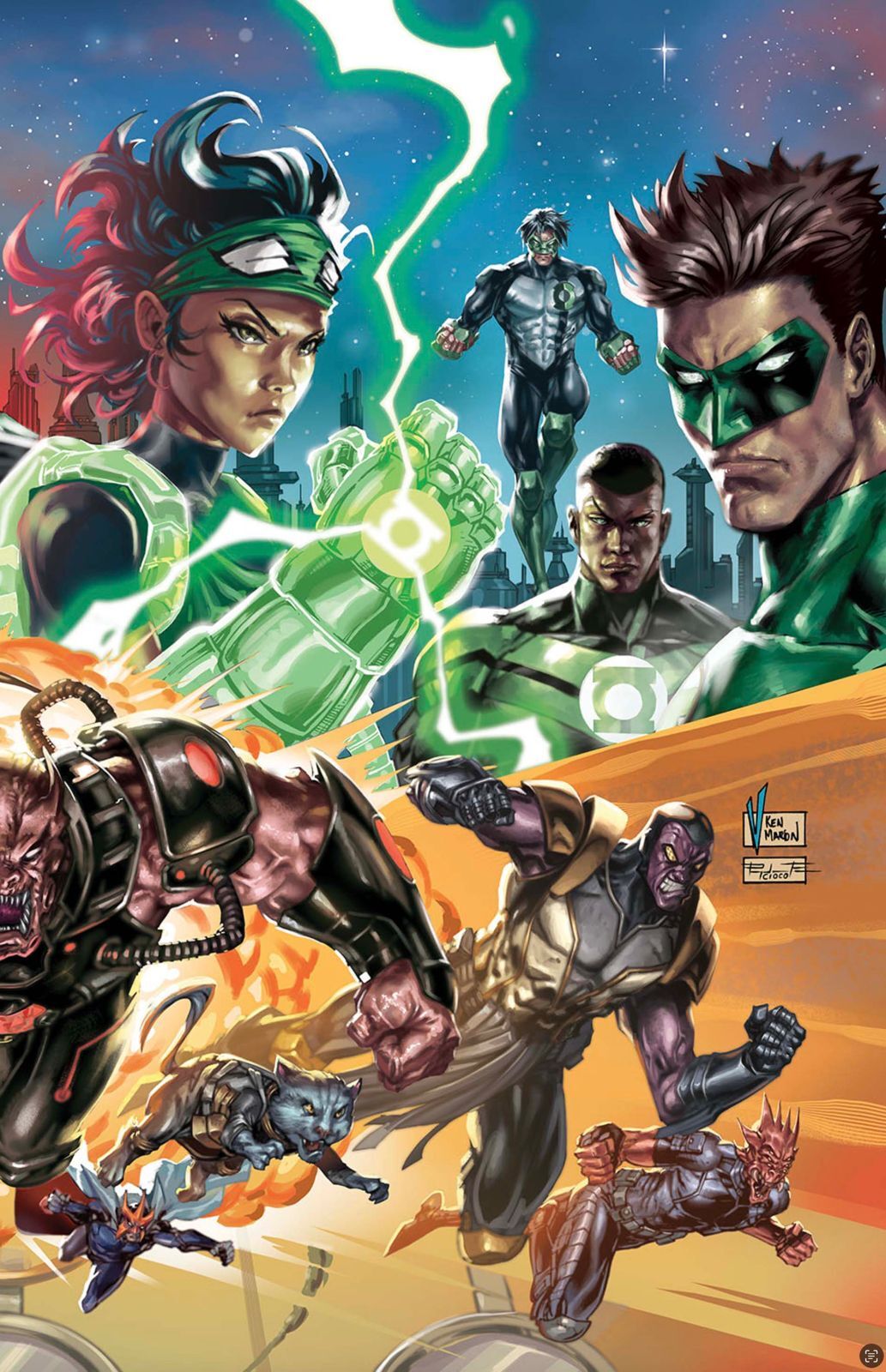GREEN LANTERN #27 CVR A V KEN MARION (STARBREAKER SUPREMACY)