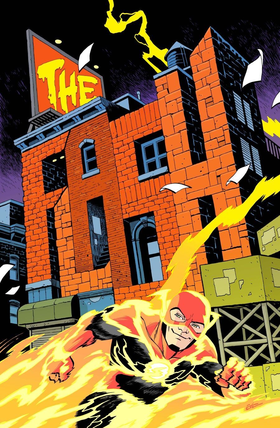 FLASH #28 CVR D ETHAN YOUNG CARD STOCK VAR (DC K.O.)