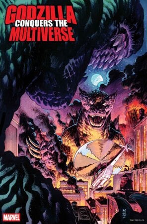 GODZILLA CONQUERS THE MULTIVERSE #1 NIC KLEIN HEISEI GODZILLA VARIANT - PRE ORDER