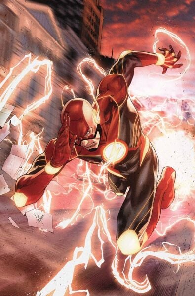 FLASH #28 CVR E LUCAS MEYER CARD STOCK VAR (DC K.O.)