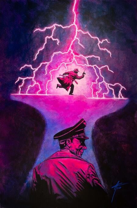 THE PERIL OF THE BRUTAL DARK AN EZRA CAIN MYSTERY #5 (OF 6) CVR B AARON CAMPBELL CARD STOCK VAR (MR) - PRE-ORDER