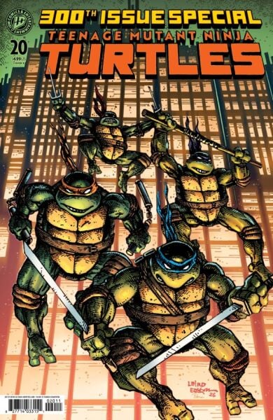 TEENAGE MUTANT NINJA TURTLES #20 COVER B KEVIN EASTMAN & PETER LAIRD VARIANT