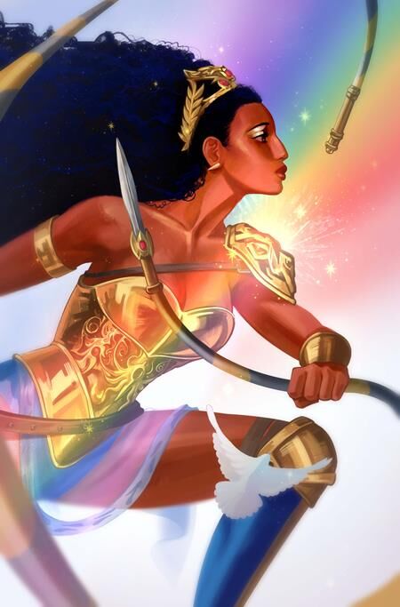 WONDER WOMAN #34 CVR E FATIMA WAJID DC PRIDE CARD STOCK VAR - PRE-ORDER