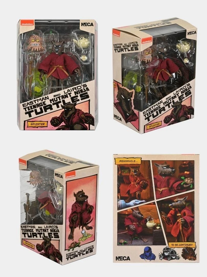 Teenage Mutant Ninja Turtles - Splinter (Mirage Comics) Aksiyon Figürü