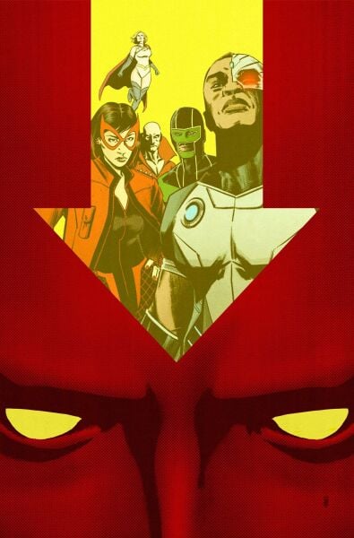 JUSTICE LEAGUE RED #2 (OF 6) CVR B JORGE FORNES CARD STOCK VAR