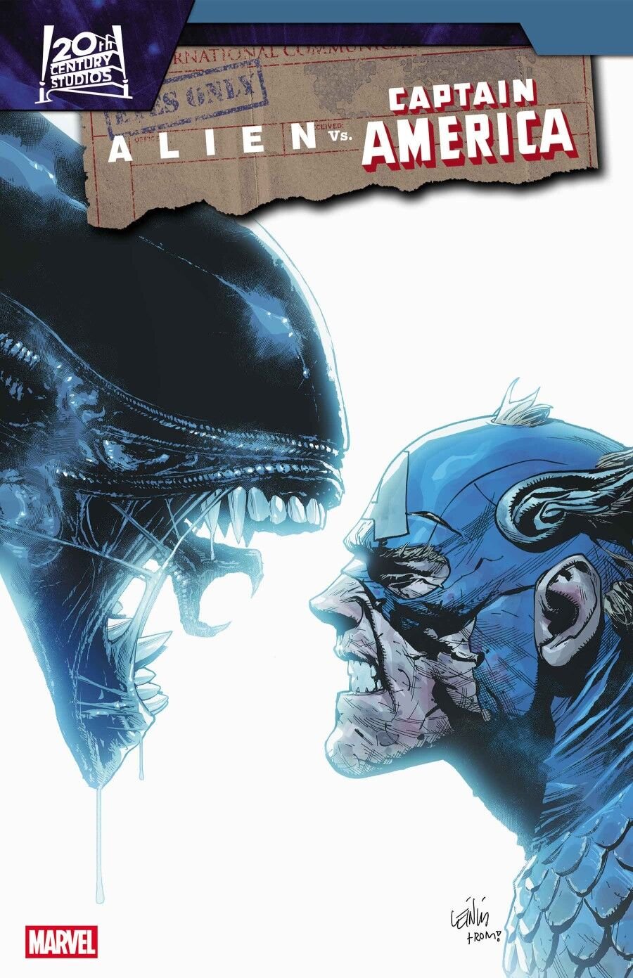 ALIEN VS. CAPTAIN AMERICA #4 - COVER A - PRE-ORDER