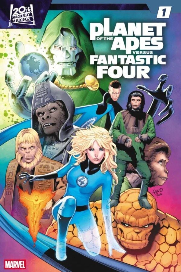 PLANET OF THE APES VS. FANTASTIC FOUR #1 - COVER A - PRE-ORDER