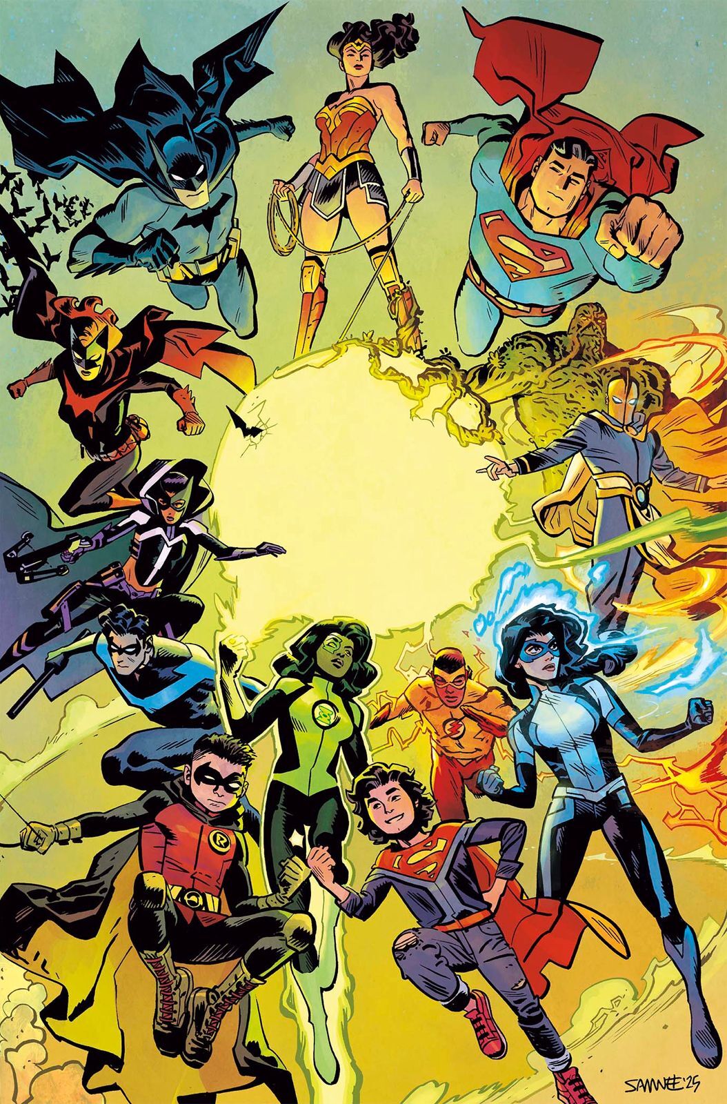 NEW HISTORY OF THE DC UNIVERSE #4 (OF 4) CVR A CHRIS SAMNEE
