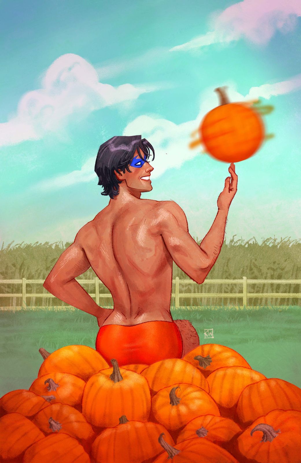 NIGHTWING #130 CVR D KEVIN WADA PUMPKIN SPICY CARD STOCK VAR