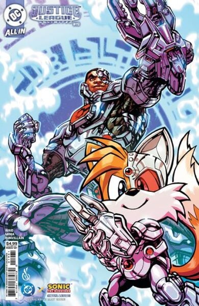 JUSTICE LEAGUE UNLIMITED #19 CVR F CARLOS DANDA DC X SONIC CARD STOCK VAR