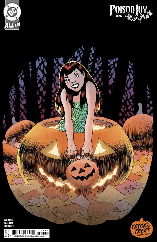 Poison Ivy #26 Cover D Kelley Jones Trick or Treat Card Stock Variant