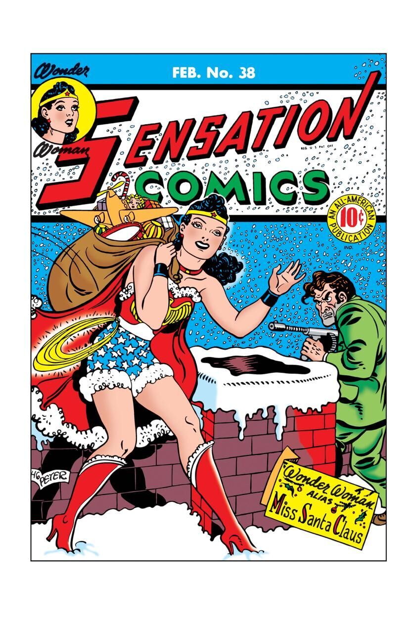 SENSATION COMICS #38 FACSIMILE EDITION CVR B HARRY G PETER FOIL