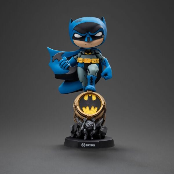 BATMAN ON BAT-SIGNAL (BLUE VARIANT) MINI CO. FIGURE - PRE/ORDER