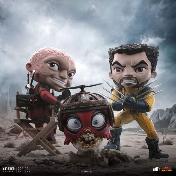 DEADPOOL AND WOLVERINE UNMASKED MINI CO. FIGURE - PRE/ORDER