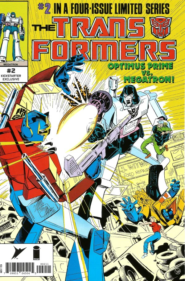 TRANSFORMERS #2 KICKSTARTER EXCLUSIVE VARIANT COLOR EDITION