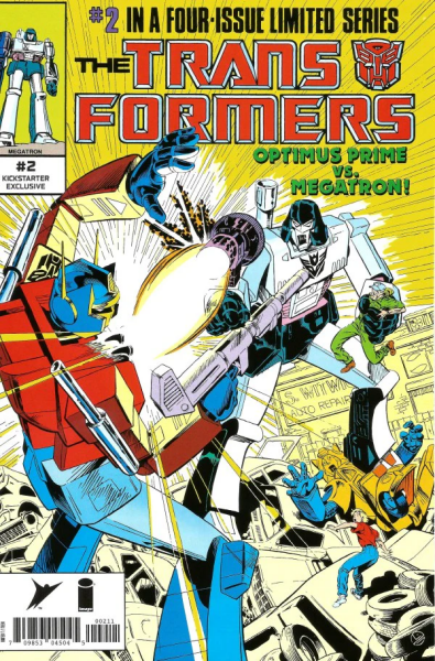 TRANSFORMERS #2 KICKSTARTER EXCLUSIVE VARIANT COLOR EDITION