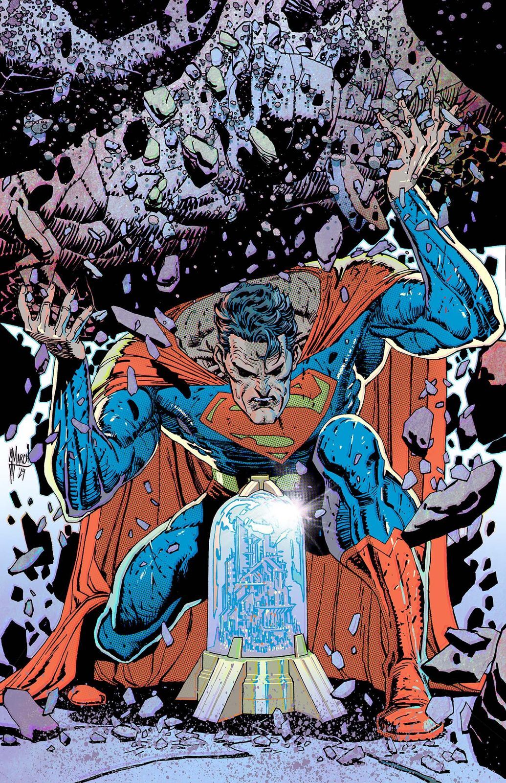 SUPERMAN UNLIMITED #8 CVR B GUILLEM MARCH CARD STOCK VAR