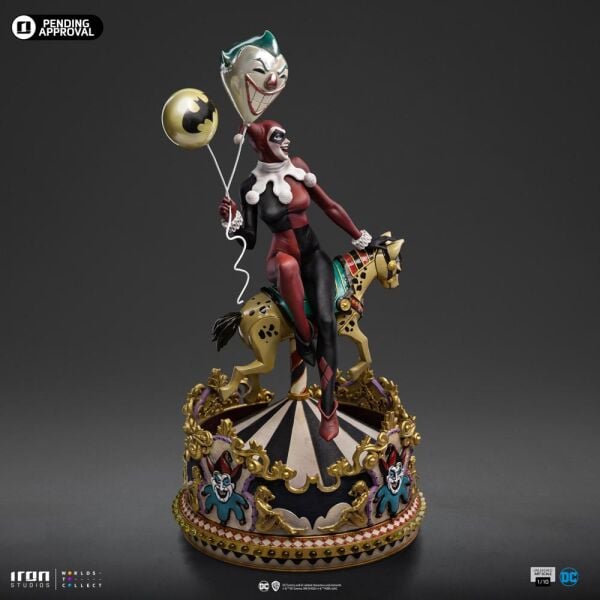 HARLEY QUINN UNLEASHED 1:10 SCALE STATUE IRON STUDIOS