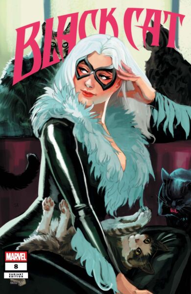 BLACK CAT #8 1:25 STEPHANIE HANS VARIANT