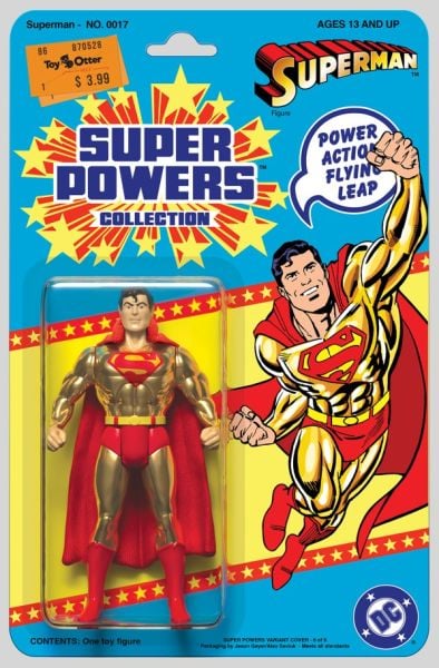 Superman #17 Cover E Jason Geyer & Alex Saviuk DC Super Powers Card Stock Variant