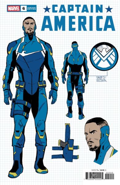 CAPTAIN AMERICA #6 1:10 VALERIO SCHITI DESIGN VARIANT