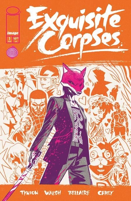 EXQUISITE CORPSES #1 CVR C MICHAEL WALSH POLYBAGGED VAR (MR) - TRADING CARD INCLUDED