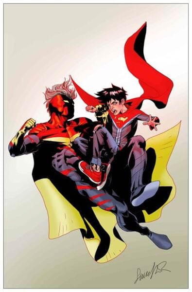 SUPERMAN UNLIMITED #12 CVR D SALVADOR LARROCA CARD STOCK VAR (THE REIGN OF THE SUPERBOYS) - PRE-ORDER