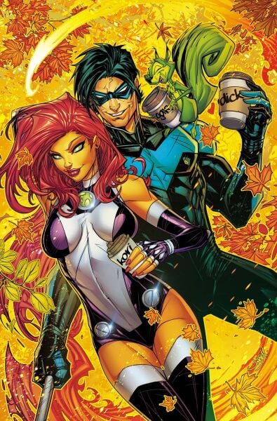 TITANS #27 CVR D JONBOY MEYERS PUMPKIN SPICY CARD STOCK VAR