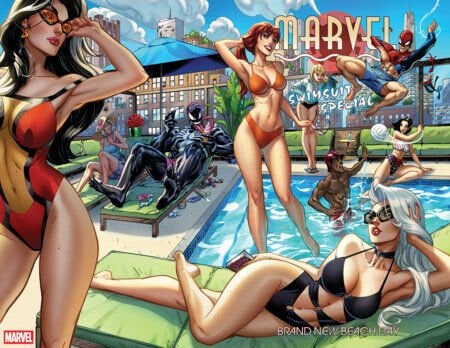 MARVEL SWIMSUIT SPECIAL: BRAND NEW BEACH DAY #1 WRAPAROUND COVER - PRE-ORDER / PHD PICKS NEW SERIES